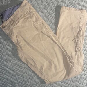 American Eagle Outfitters Women's Cream Straight Leg Pants